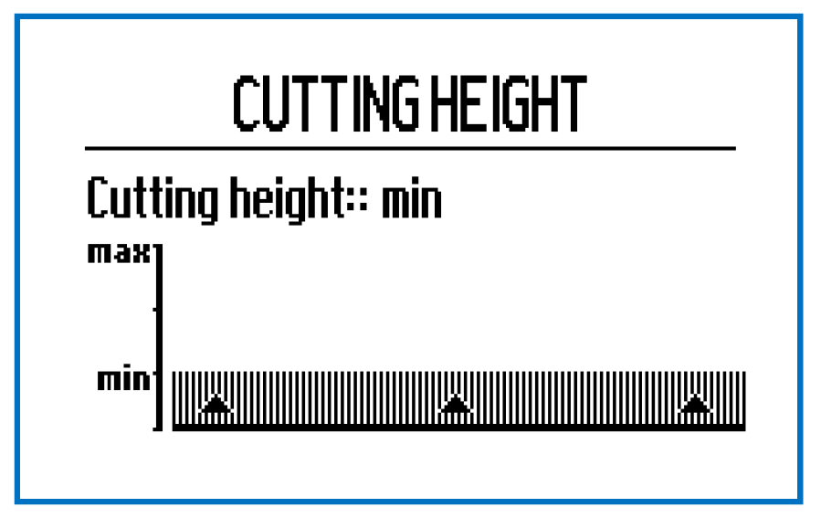 Husqvarna automower cutting height sale