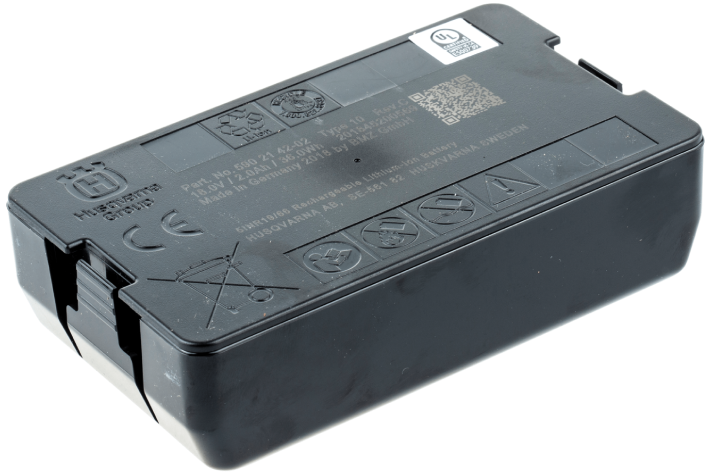 Battery 115 H 305 310 310 Mark II 315 315X Aspire R Type 10 18V/2.0Ah Husqvarna 593247201