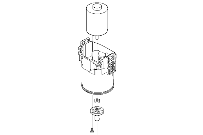 CUTTER MOTOR ASSY Type: 152.4 599428302