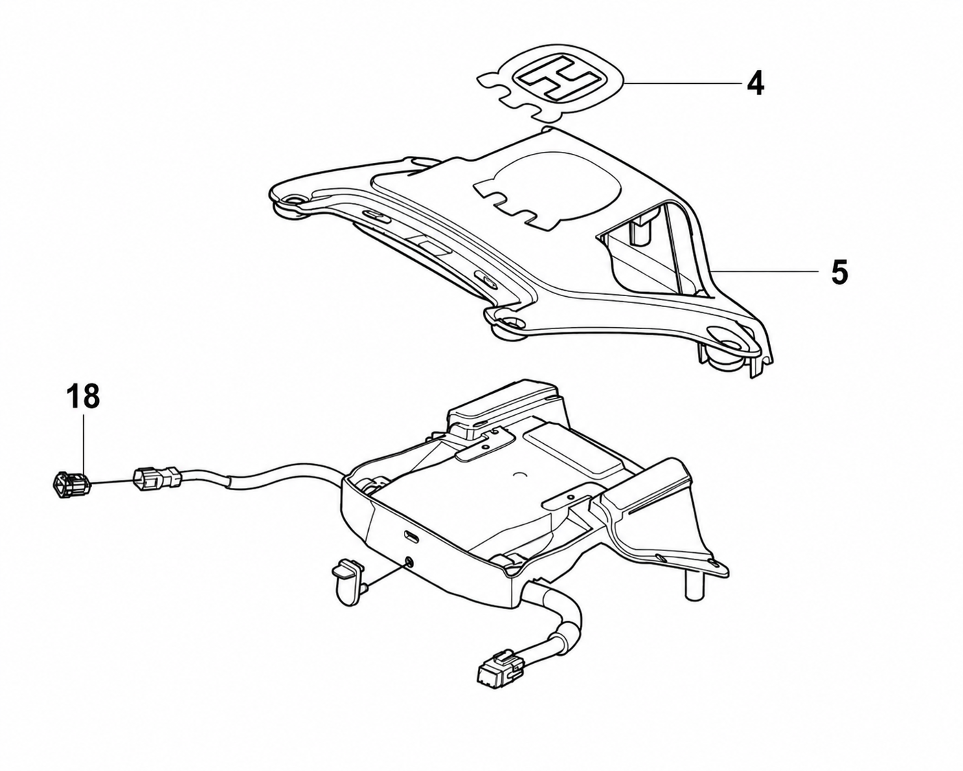 Charging Module Kit 405XE/410XE Husqvarna 546525702