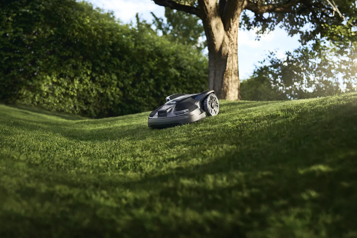 Husqvarna Automower 320 NERA Robotic Lawn Mower 970535106 On The Lawn