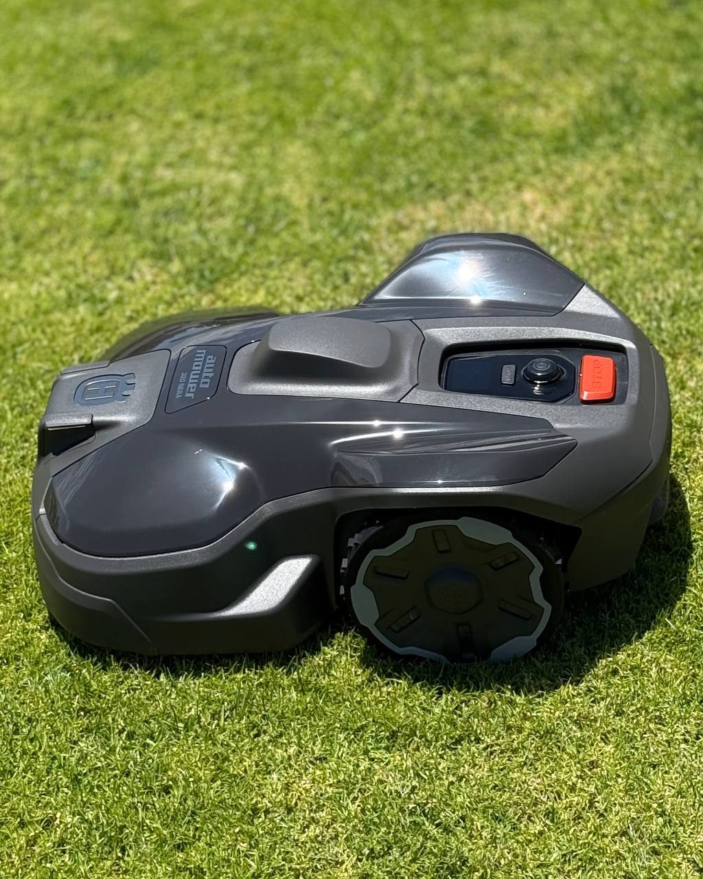 Husqvarna Automower 320 NERA on a grassy surface in Murray Bridge-South Australia