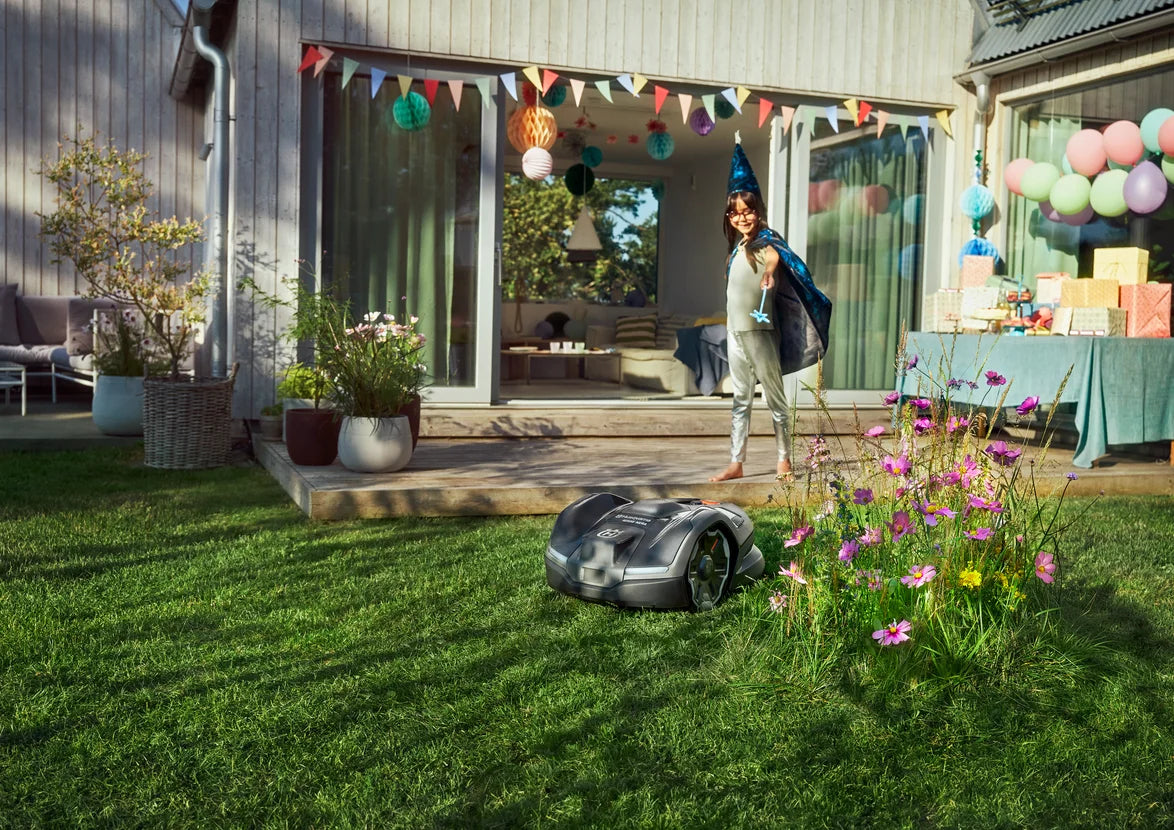 Husqvarna Automower 410XE NERA Robotic Lawn Mower 970654406 Birthday Party