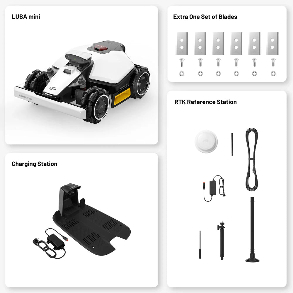 Mammotion Luba Mini 1500 AWD Wire-Free Robotic Mower