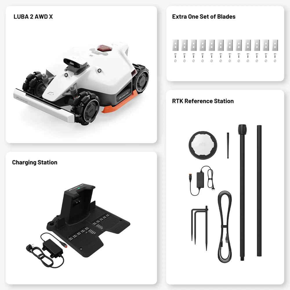 Mammotion Luba 2 AWD 3000X Wire-Free Robotic Mower