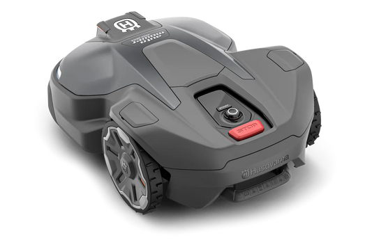 Husqvarna Automower 450X NERA robotic lawn mower rear view
