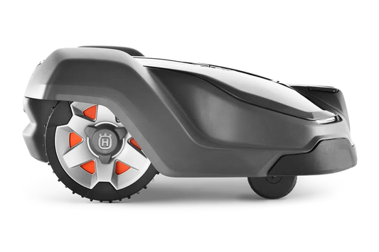 Husqvarna Automower 430X robotic lawn mower main side view