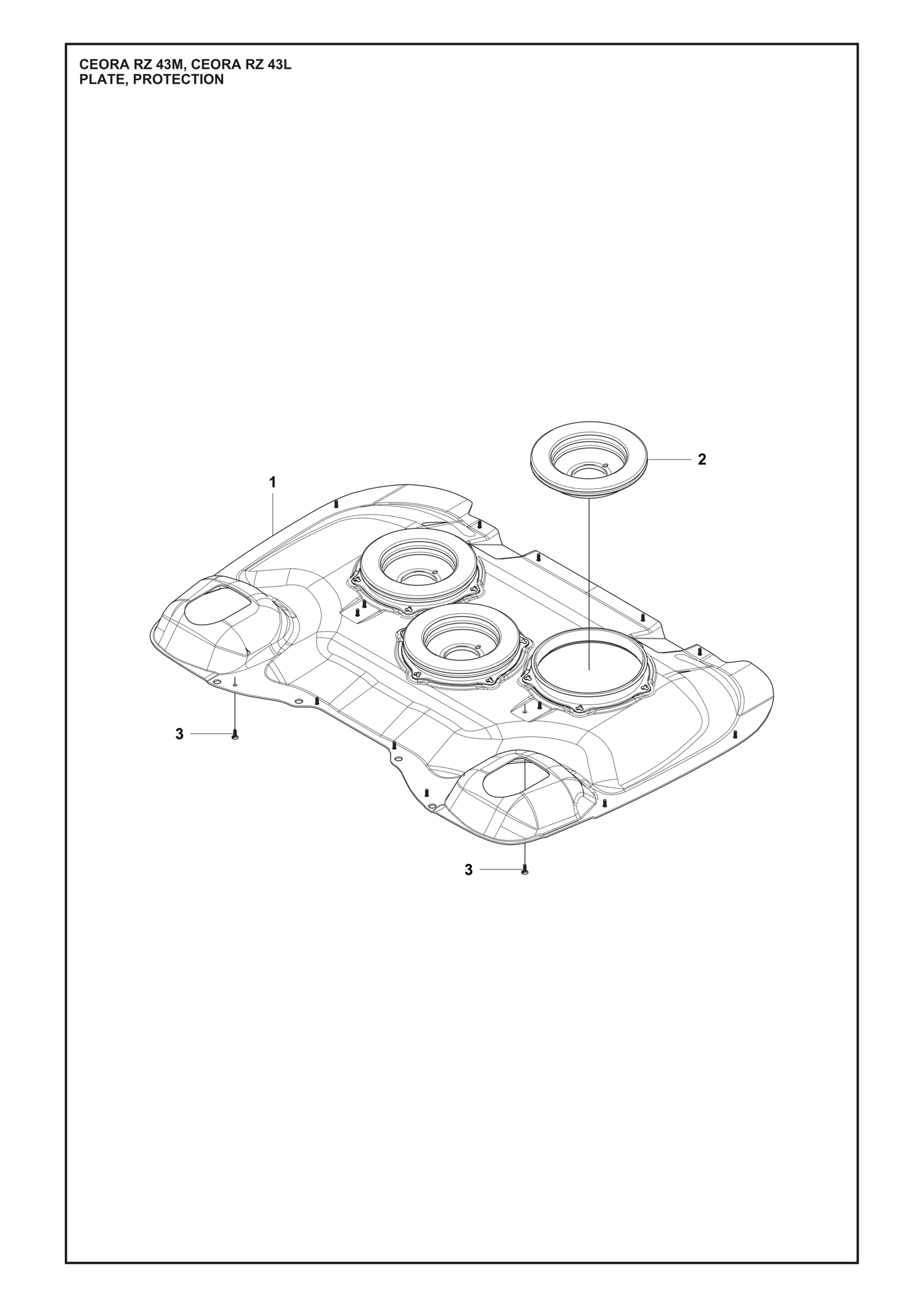Razor M Plate Protection Parts