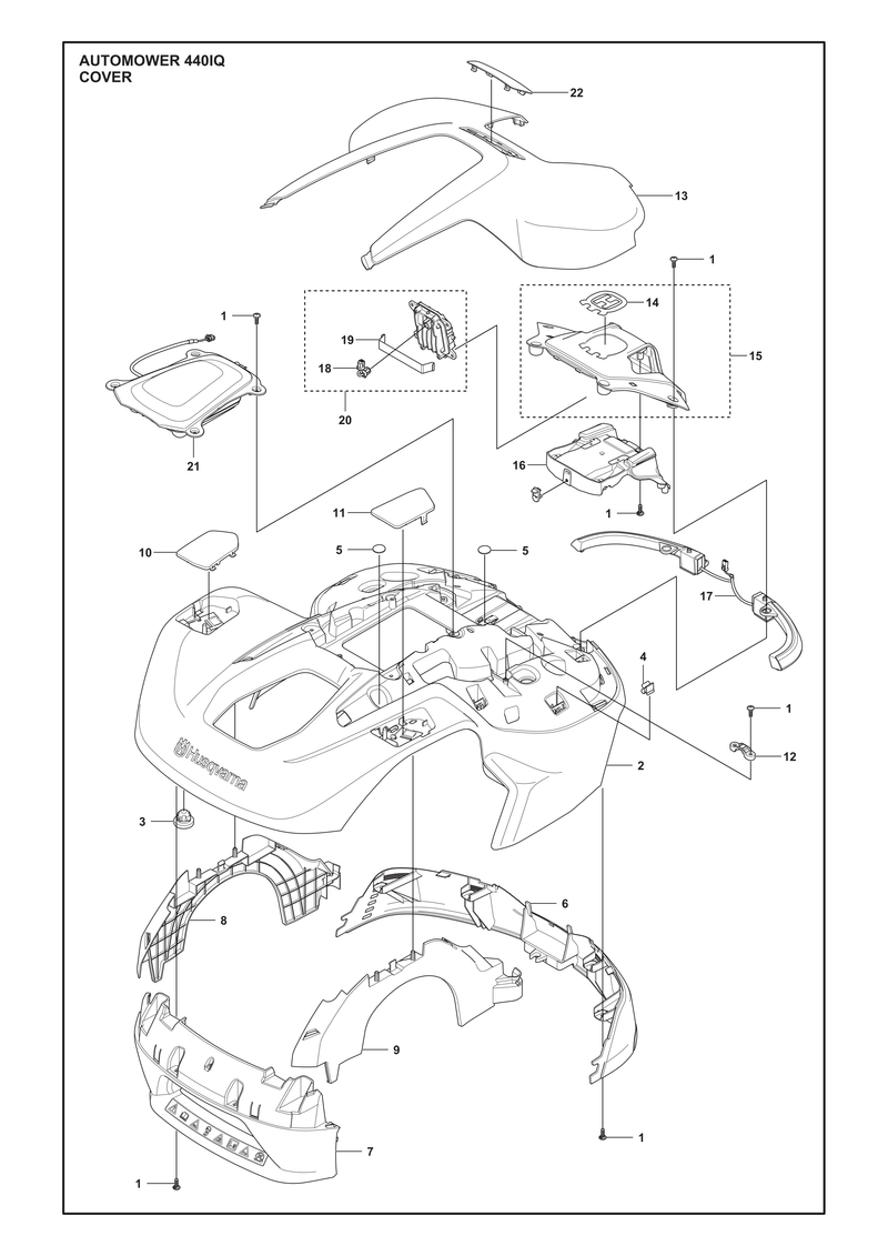 Automower 440 iQ Cover Parts