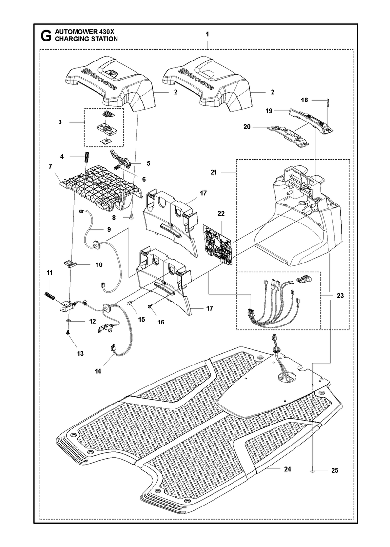 Automower 430X Charging Station Parts