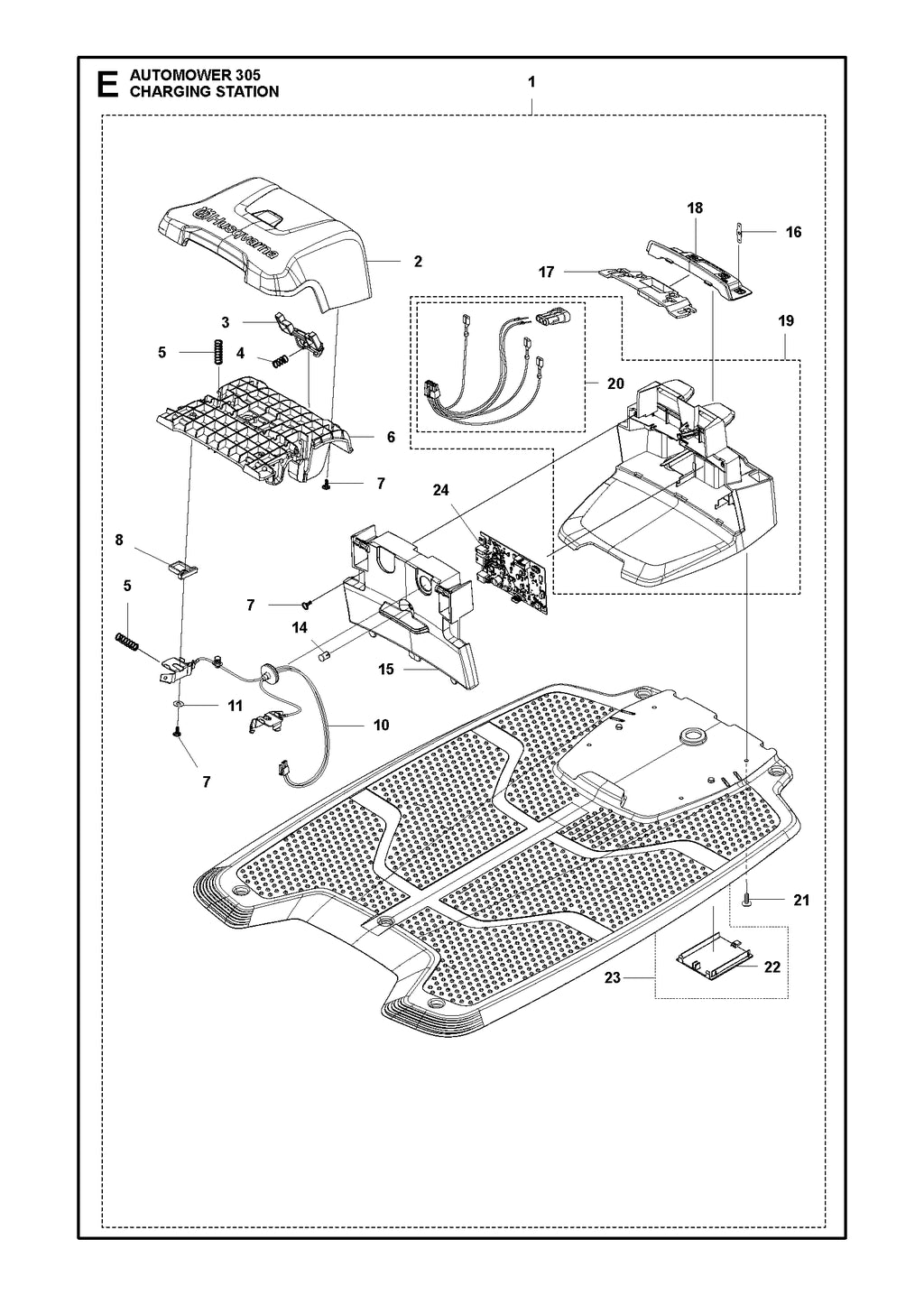 Automower 305 Charging Station Parts