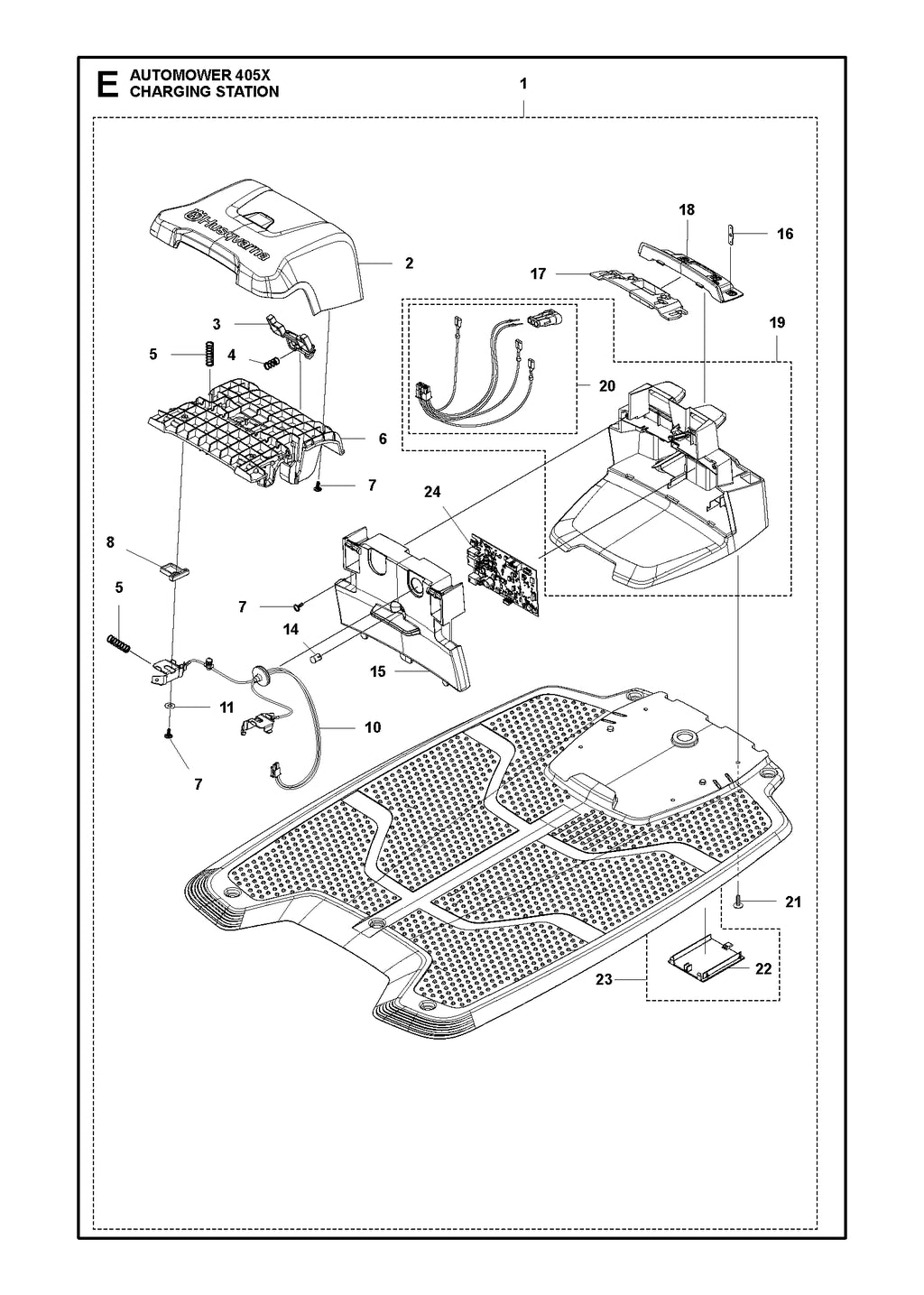 Automower 405X Charging Station Parts