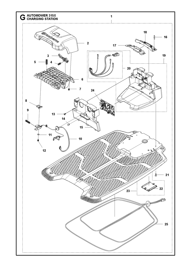 Automower 315X Charging Station Parts
