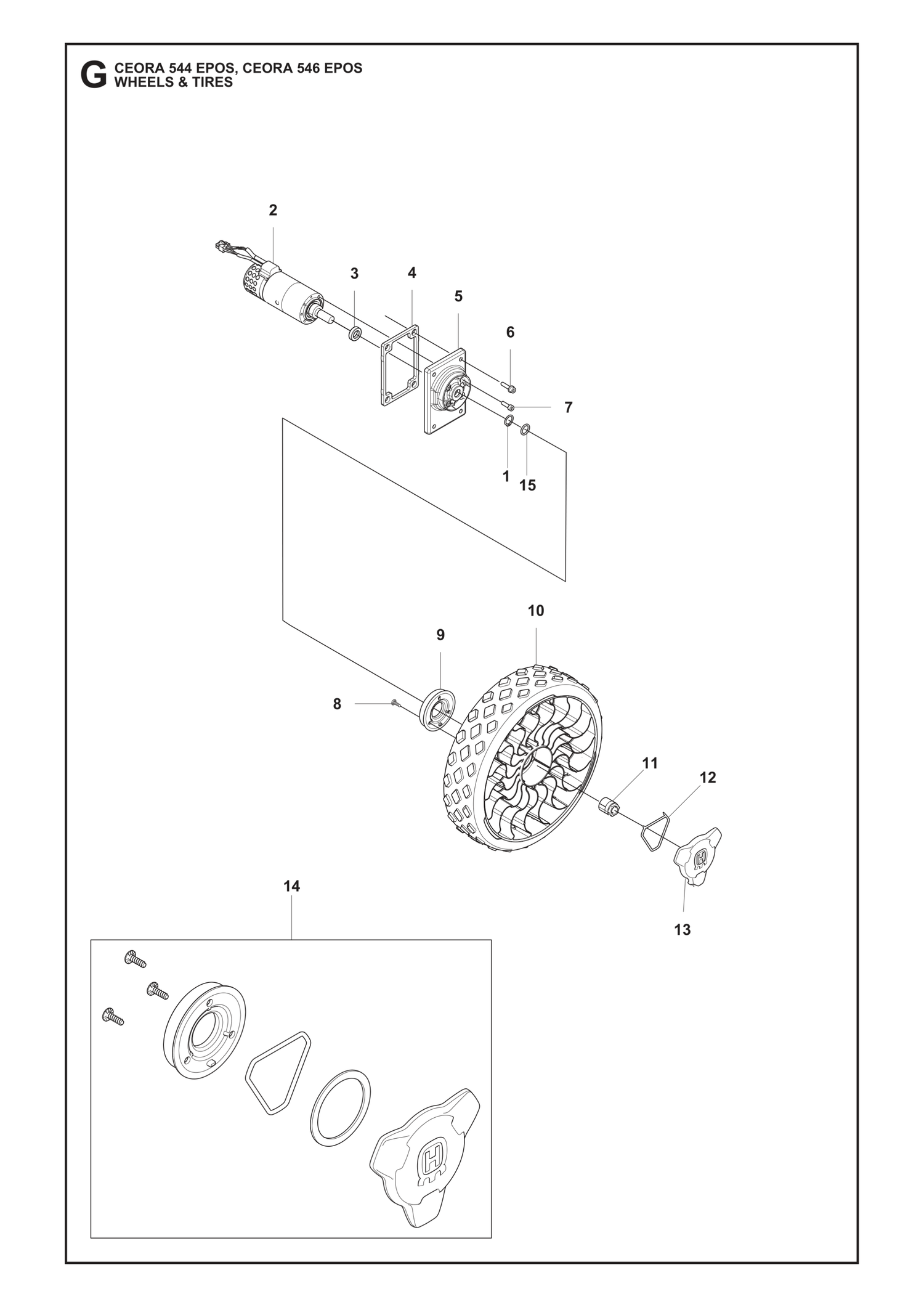 CEORA 546 EPOS Wheels and Tyres Parts