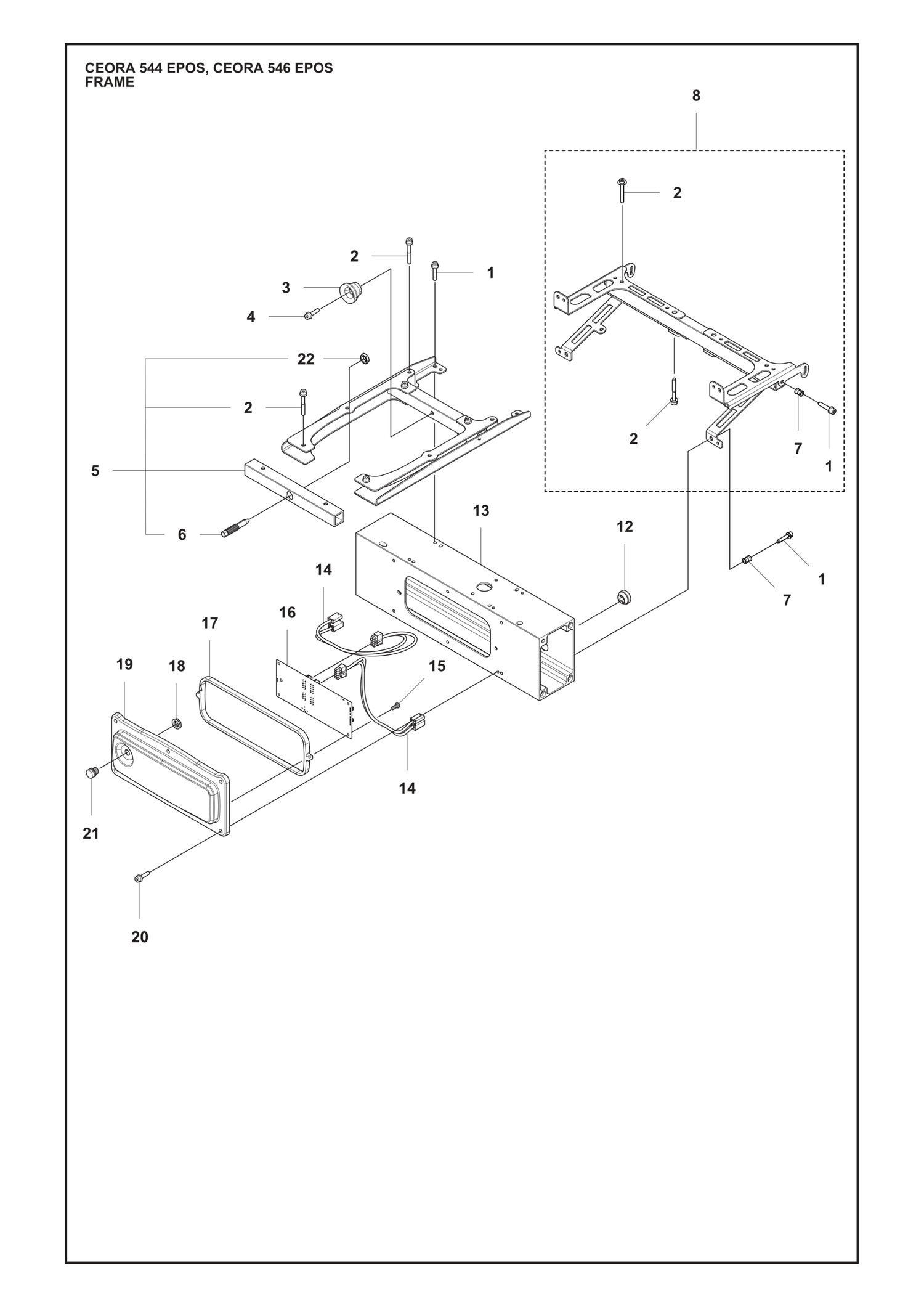CEORA 546 EPOS Frame Parts