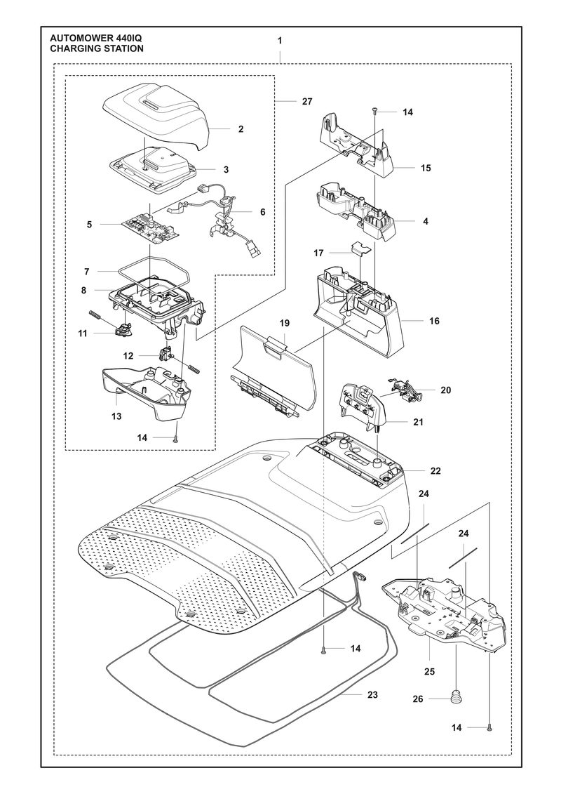 Automower 440 iQ Charging Station Parts