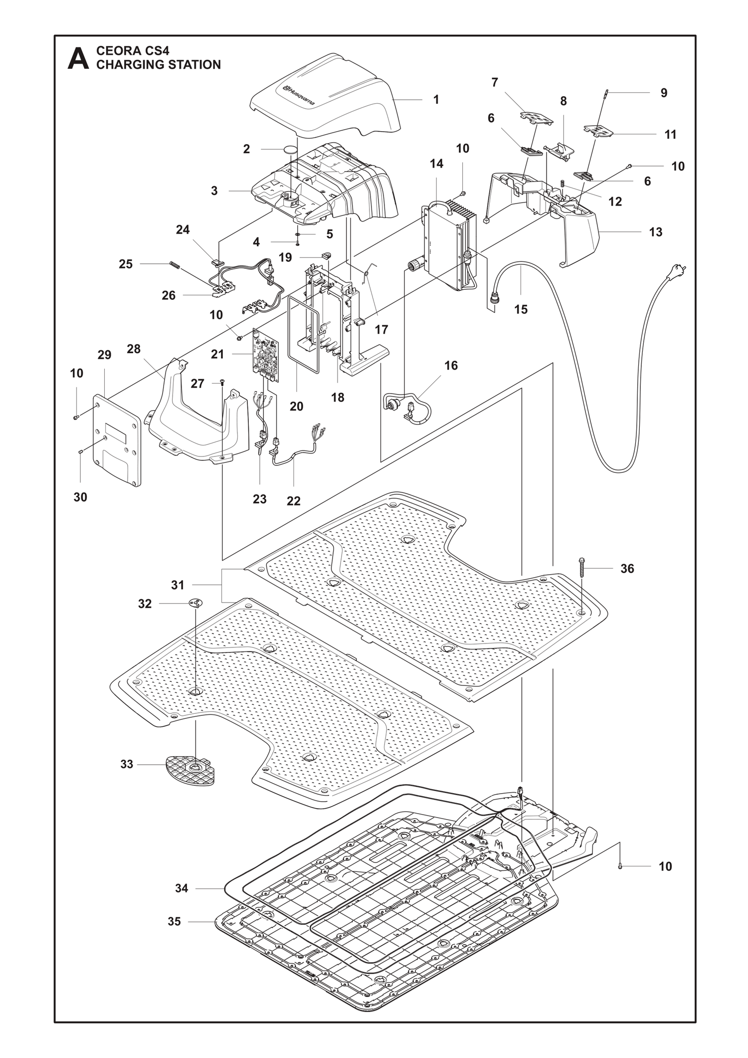 CEORA Charging Station Charging Station Parts