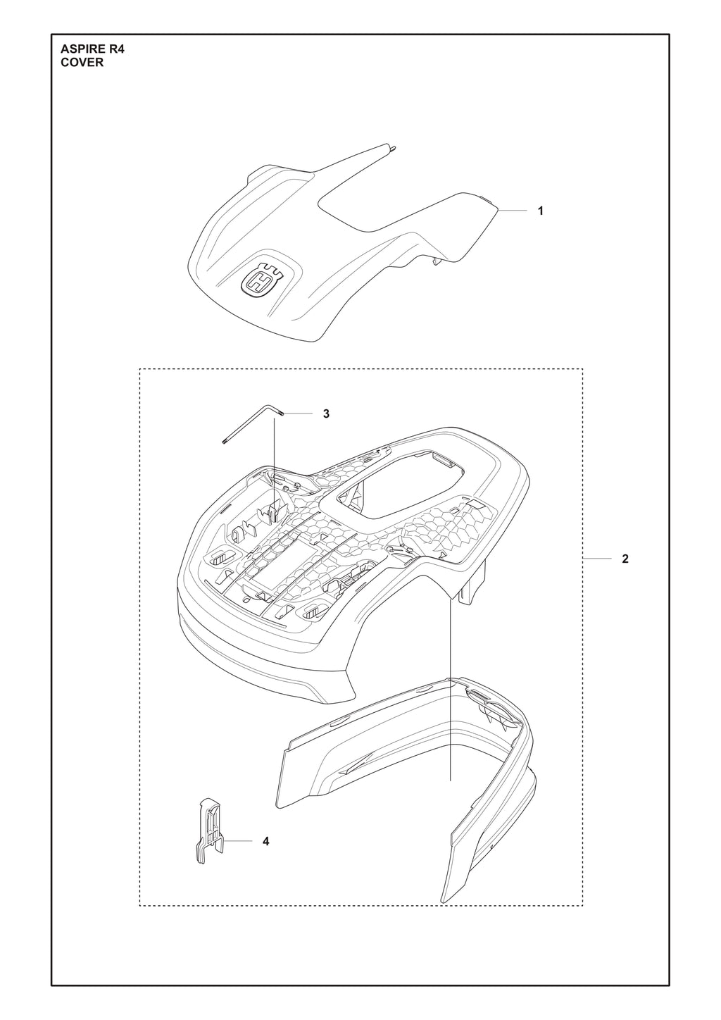 Automower Aspire R4 Cover Parts