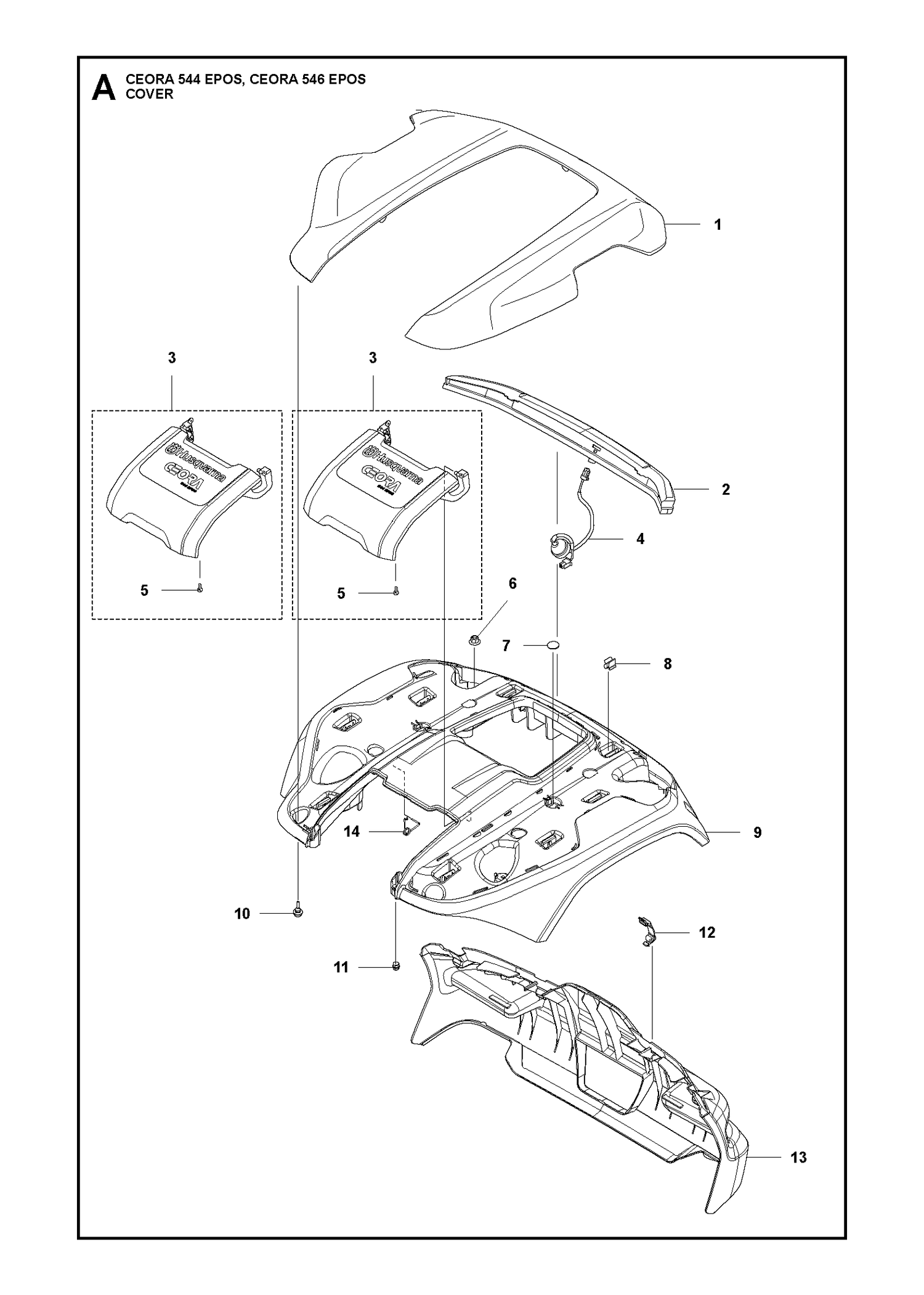 CEORA 546 EPOS Cover Parts