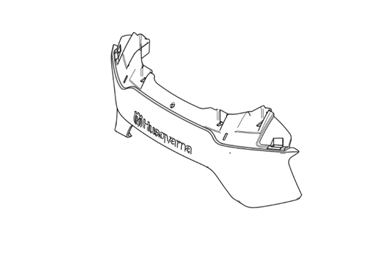 Rear Bumper Nera Husqvarna 531256501