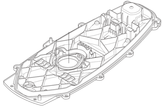 CHASSIS LOWER P005 Husqvarna 531385101