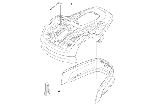 Body Assy Aspire R4 Husqvarna 536977001