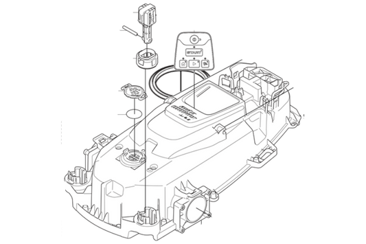 Upper Chassis assy Aspire Husqvarna 536977101