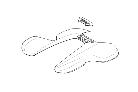 Top Cover Kit 320 Nera Husqvarna 538875401