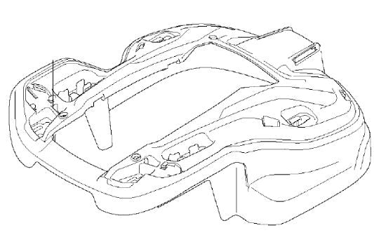 Body Assy 305/310MII/315MII Husqvarna 597757602