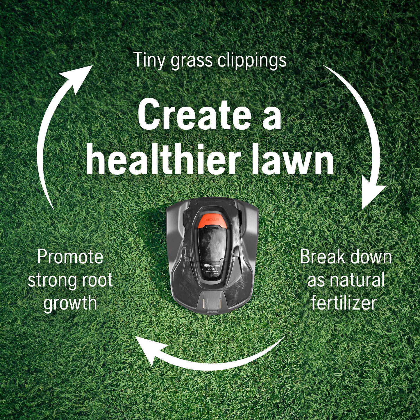 Husqvarna Automower automower grass clippings concept