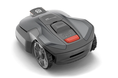Robotic lawn mower 308V on a white background
