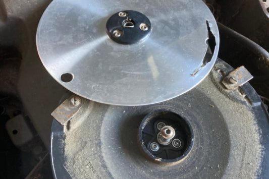 Automower_Skid_Plate_And_Ball_Bearing_Assy_Damaged