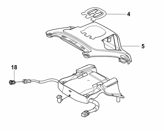 Charging Module Kit 405XE/410XE Husqvarna 546525702