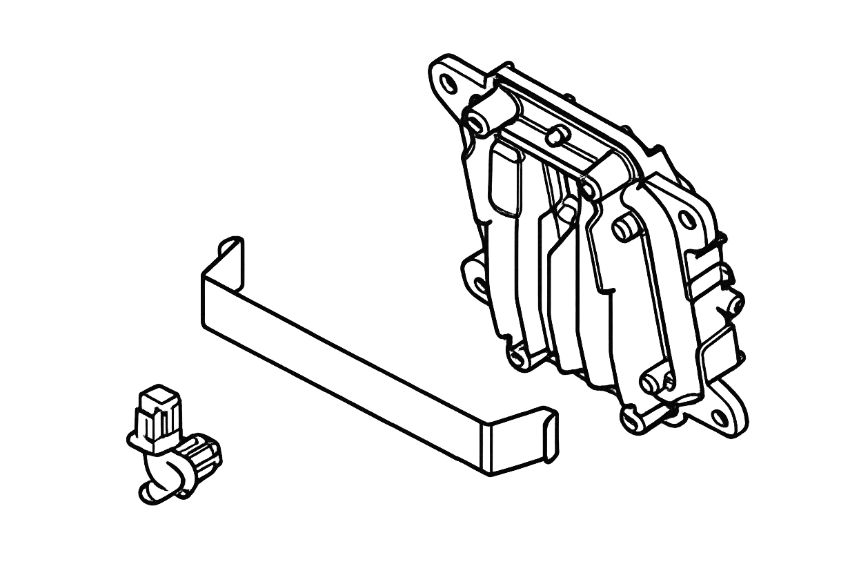 Radar Kit 405XE/410XE/430X/450X Nera Husqvarna 538876301