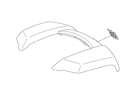 Main Body Bumper Front Grey AM105 Husqvarna 577734702