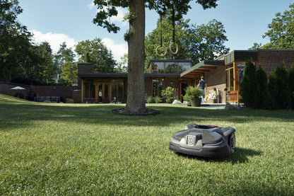 Husqvarna Automower 405X robotic lawn mower frontayrd